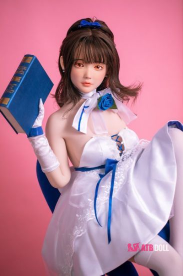 Picture of Fudoll Aijia 148cm (4.85ft) Korean Mini Sex Doll Silicone J009