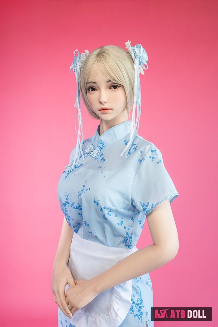 Picture of Fudoll 163cm (5.35ft) Real Size Blonde Silicone Sex Doll