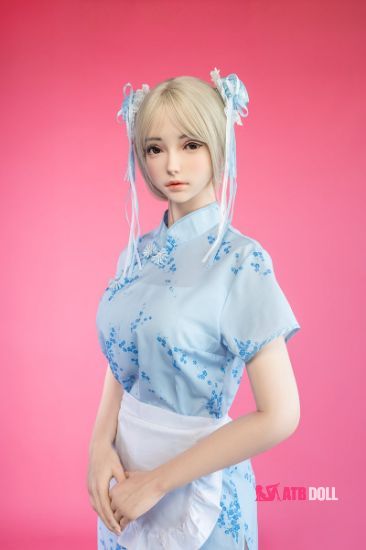 Picture of Fudoll 163cm (5.35ft) Real Size Blonde Silicone Sex Doll