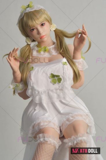 Picture of Fudoll Silicone Love doll 162cm (5.31ft) Big Boobs Blonde ROS Sex Doll
