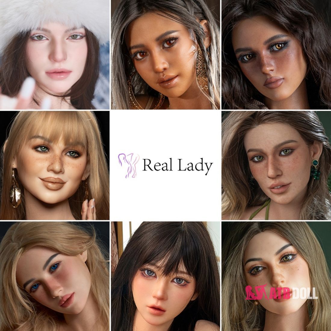 Picture of Real Lady Sex Doll | Silicone Sex Doll Head