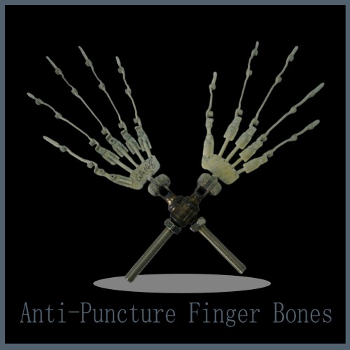 Puncture-resistant finger skeleton [+$50.00]