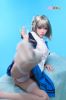 Picture of Fudoll 152cm (4.99ft) Silver Hair Soft Beauty Sex Doll, Real Skin Texture