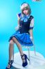 Picture of Fudoll 152cm (4.99ft) Silver Hair Soft Beauty Sex Doll, Real Skin Texture